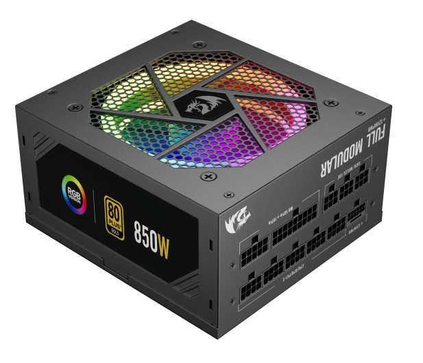 REDRAGON GC-PS007-1 V2 850W 80 Plus Gold LED - 1351328 - zdjęcie 2